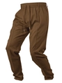 Pantaloni casual marroni da uomo con elastico in vita e coulisse dal taglio comodo - Cammello