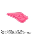 Pink seashell unicorn horn silicone mold for cake decorating and DIY crafts 11.2x5cm - Style 3—Conch Style (15-817) / Pink