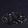 Polierte schwarze Obsidian Naturkristalle Splitter für Dekoration und Aquarien - Schwarzer Achat / 100 g