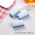 Detailed macro view of light blue resin chocolate dessert miniature for DIY crafts - Sky Blue