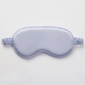 Lavender silk sleep mask with elastic strap for light blocking and travel comfort - Taro Purple 100#