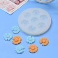 Détail du moule en silicone marguerite avec fleurs en résine pour bricolage créatif - Style Grande Marguerite (3)