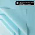 Sky blue 18g tissue paper 50x70cm for bouquet wrapping and gift packaging liners - Solid Sydney Paper [Sky Blue]