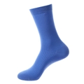 Leuchtend königsblaue mittellange Socken mit vertikaler Rippenstrick-Struktur und Bündchen - Einheitsgröße / Königsblau (SW10)