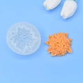 Detailansicht der Silikonform für Hortensien mit orangefarbenen Blüten aus Gips oder Wachs - Mittlerer Runder Blütencluster-Stil (98#)