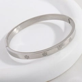 【37】silver Snowflake Bracelet