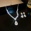 No.55 Silver Waterdrop 2-Piece Set