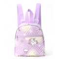Mini lavender unicorn backpack with rainbow gradient design and V-quilted pattern - Purple-Yellow Gradient Unicorn Quilted