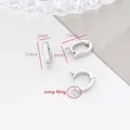 S925 Sterlingsilber Karabinerverschluss mit offenem Ring in Silberoptik für DIY-Schmuck - Stil 3 Silber (Offener Ring)