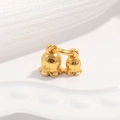 Golden lily of the valley pendants for DIY jewelry making in polished S925 silver - Small Lily of the Valley / Gold