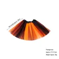 Orange and black striped Tutu skirt for Halloween tiger costume, 30cm length - 30cm Orange Black Tutu Skirt