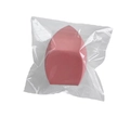 Éponge de maquillage rose sans latex emballée dans un sachet plastique transparent - Sac OPP / Couleur pamplemousse