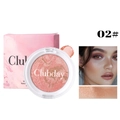 Détail de la palette de fard à joues cuit marbré teinte 02 avec fini rose orangé - 02# (3.5g)