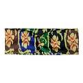 Bohemian paisley yoga headband with colorful geometric prints and twisted knot detail - Bohemian Colorful Print