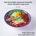 Modello realistico di ciotola di spaghetti artificiali con uovo fritto e carne, 12,7 cm - Tagliolini con calamari e uova