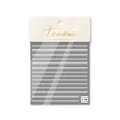 Japanese style gray gradient French stripe 3D nail art stickers with ultra-thin texture - Grey French Gradient Style (to499)