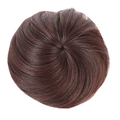 Synthetic fiber drawstring hair bun in reddish brown color for elegant hair styling - 2/33 (Reddish Brown)