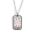 Collana in acciaio inossidabile placcata oro 18K con ciondolo tarocco del sole - Il Sole Argento