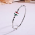 【90】silver Oil-drip Slim Waist