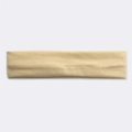 Absorbent cotton athletic hair band in beige for outdoor running and sports - Apricot