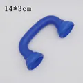 Cornetta telefonica giocattolo blu per bambini in plastica, dimensioni 14x3cm - Blu Reale