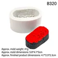 Silicone mold for DIY salmon roe sushi and realistic rice ball candle making - 3# Small Caviar Sushi / Gray