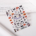 Adesivi per unghie Halloween TS-187 con motivi di zucca, fantasma e strega - Piccola Strega di Halloween (TS-187)