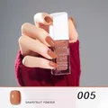 Esmalte de uñas pelable rosa pomelo en frasco cuadrado de vidrio de 10ml blanco - 05#Rosa Pomelo