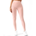 Pantaloni yoga rosa senza cuciture a vita alta con effetto push-up glutei sportivi - S / Rosa Pesca