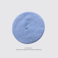 Classic light blue wool beret hat for women with minimalist vintage aesthetic - M(56-58cm) / Sky Blue