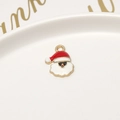 Christmas Santa Claus alloy oil drip pendant charm for DIY jewelry making and crafts - 05# Santa Claus (12*18mm)