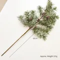 Kunstmatige dennentak met sneeuweffect en dennenappels voor kerstdecoratie, 60 cm lang - 60CM Sneeuwvlok Takje