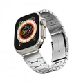 Correa de acero inoxidable plateada para Apple Watch Ultra con acabado muy pulido - 22mm / Plateado