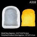 Siliconen vorm voor toastbrood ontwerp voor cake mousse en chocolade decor A318 - Grote Toastvorm
