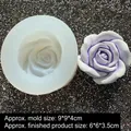 3D Blumen Silikonform für DIY Harz-, Gips- und Aromatherapie Handwerk, Rosenpfingstrose - Stil 1 – Transparent 17-205