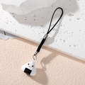 Pendentif mignon onigiri japonais avec visage souriant pour téléphone ou sac - Boule de riz triangulaire