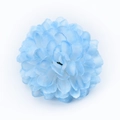 Artificial light blue hydrangea flower head with gradient petals for DIY wedding decor - Blue Trim