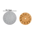 Molde de reloj con números árabes de 10,5 cm para fundición de resina y bricolaje - Números Árabes (Pequeño)