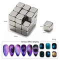 Strong magnetic cube tool for cat eye nail art with 15mm square multi-effect design - CT-23 Rubik's Cube Magnet
