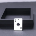 Ace of Spades stainless steel pendant on rock base for hip-hop minimalist necklace - Titanium Steel Spade A - Single Pendant