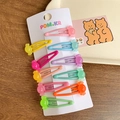 Set di 10 fermagli per capelli colorati a forma di caramella per bambine - Caramella in Gelatina (Luminosa)