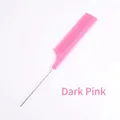 Pettine professionale a coda rosa scuro con denti fini e punta in acciaio inossidabile - Rosa Intenso