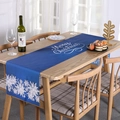 Table Runner 07 (Dark Blue Snowflake)