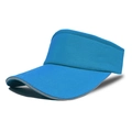 Visera azul cielo con borde gris para correr y actividades al aire libre - M (56-58cm) / Verde azulado