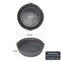 Piccolo tappetino in silicone grigio per friggitrice ad aria 19cm per cesti 3-4,5L - Gen 2 Grigio 19cm