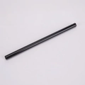 Reusable black Tritan straw with 1cm wide diameter for candy colored plastic cups - 1*20cm / Black