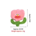 Pink cactus plush cat toy with catnip, measures nine centimeters by eight point five centimeters - Big Mouth Cactus