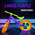 Purple and orange movable balance bike keychain ornament in large size version - Large / Purple
