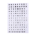 Clear silicone stamps with alphabet and number fonts for DIY scrapbooking decoration - No.29-Multi-font Alpha-numeric