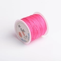 Roll of rose red 72# nylon cord for handmade jewelry and Chinese knot weaving - Fluorescent Pink No.42 / A-Line/30 Meters